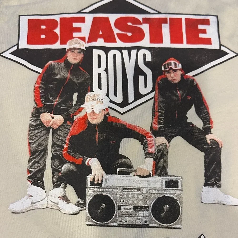 Rowdy Sprout Kids Beastie Boys Solid Gold Hits Raglan Short-sleeve Shirt Size 8